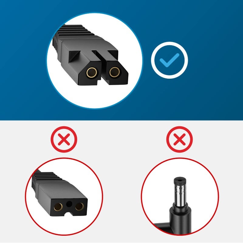 باور+ سلك طاقة 12 فولت DC 25121 ل Igloo Cool Chill، Igloo Kool Mate، محول طاقة Igloo Iceless TE Cooling Cooling Charger محول طاقة Extra Long Travel USA Business - تحقق من صورة القابس! - Image 2